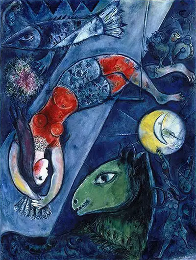 The Blue Circus (Le Cirque Bleu) Marc Chagall